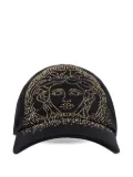 Versace Kids medusa-embellished baseball cap - Black