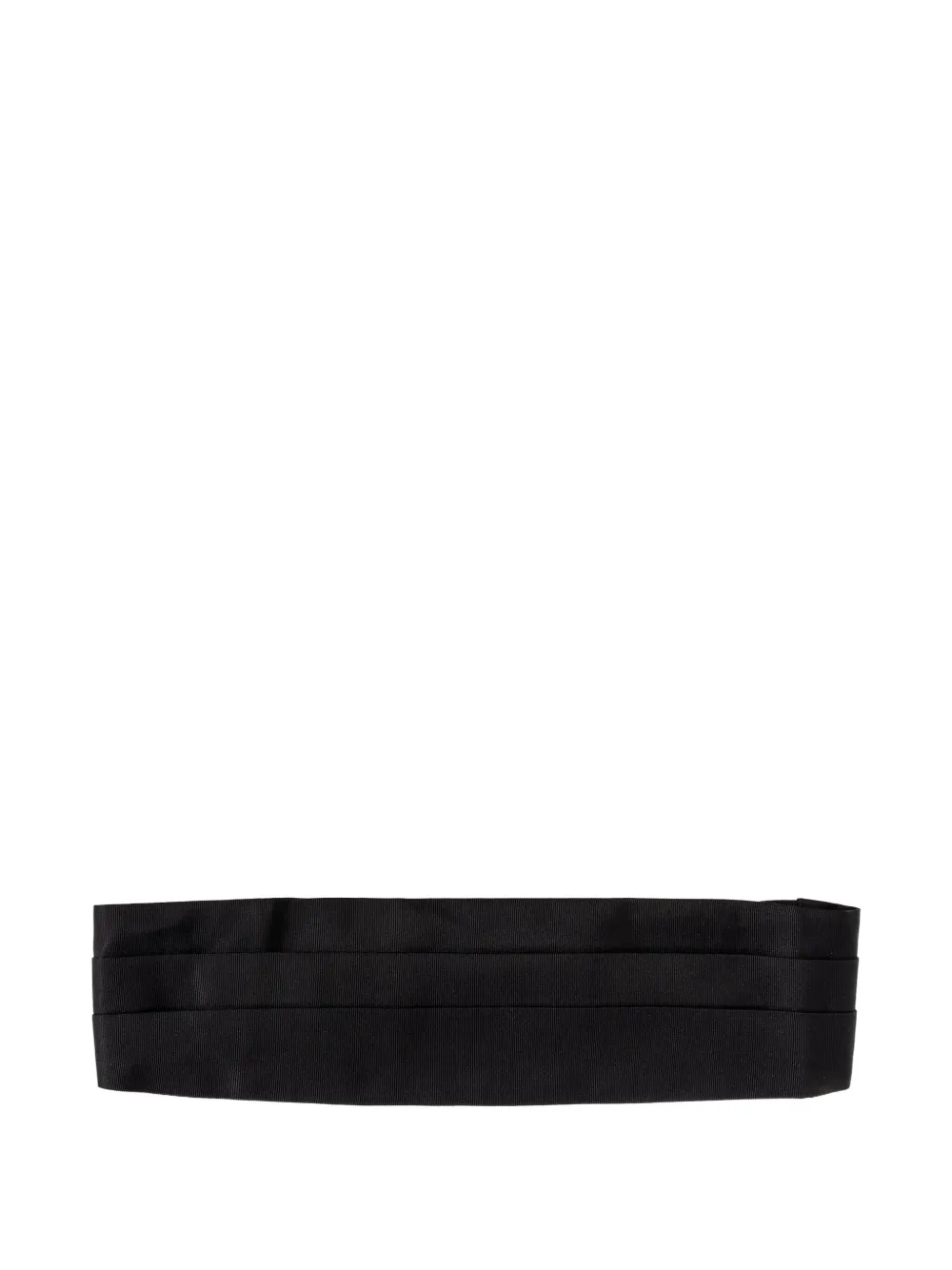 Giorgio Armani silk tuxedo cummerbund Zwart