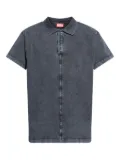 Diesel T-Nomely buttoned-fastening polo shirt - Black