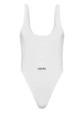 Versace button-front cotton body - White