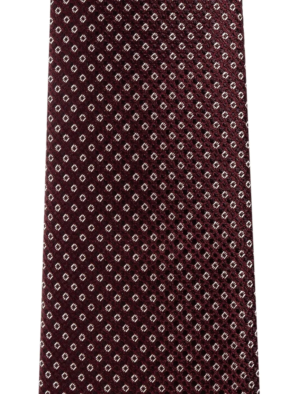 Giorgio Armani silk tie Rood