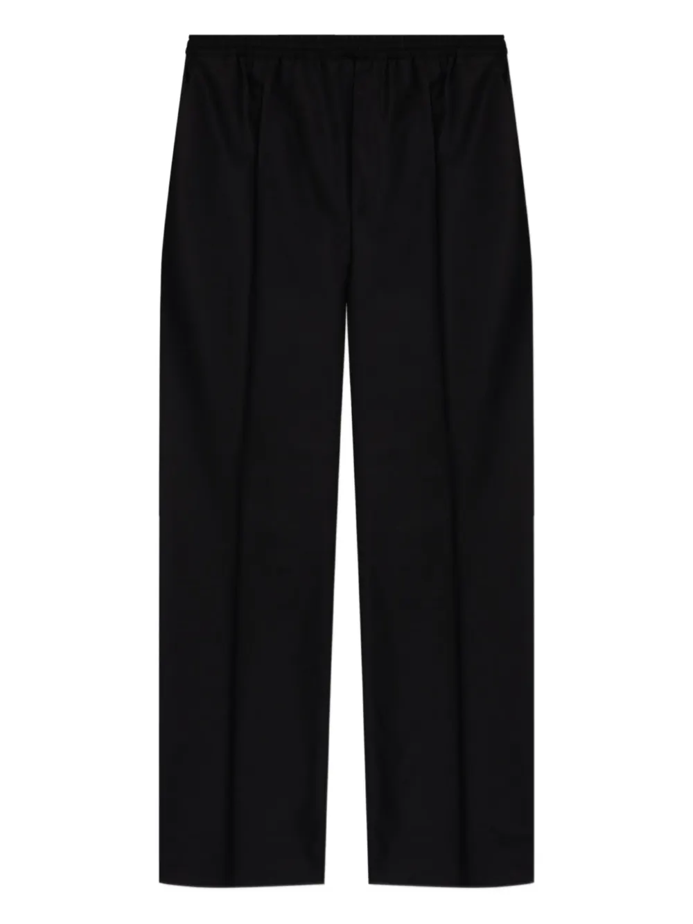 Moschino Broek met elastische taille en gouden knopen Zwart