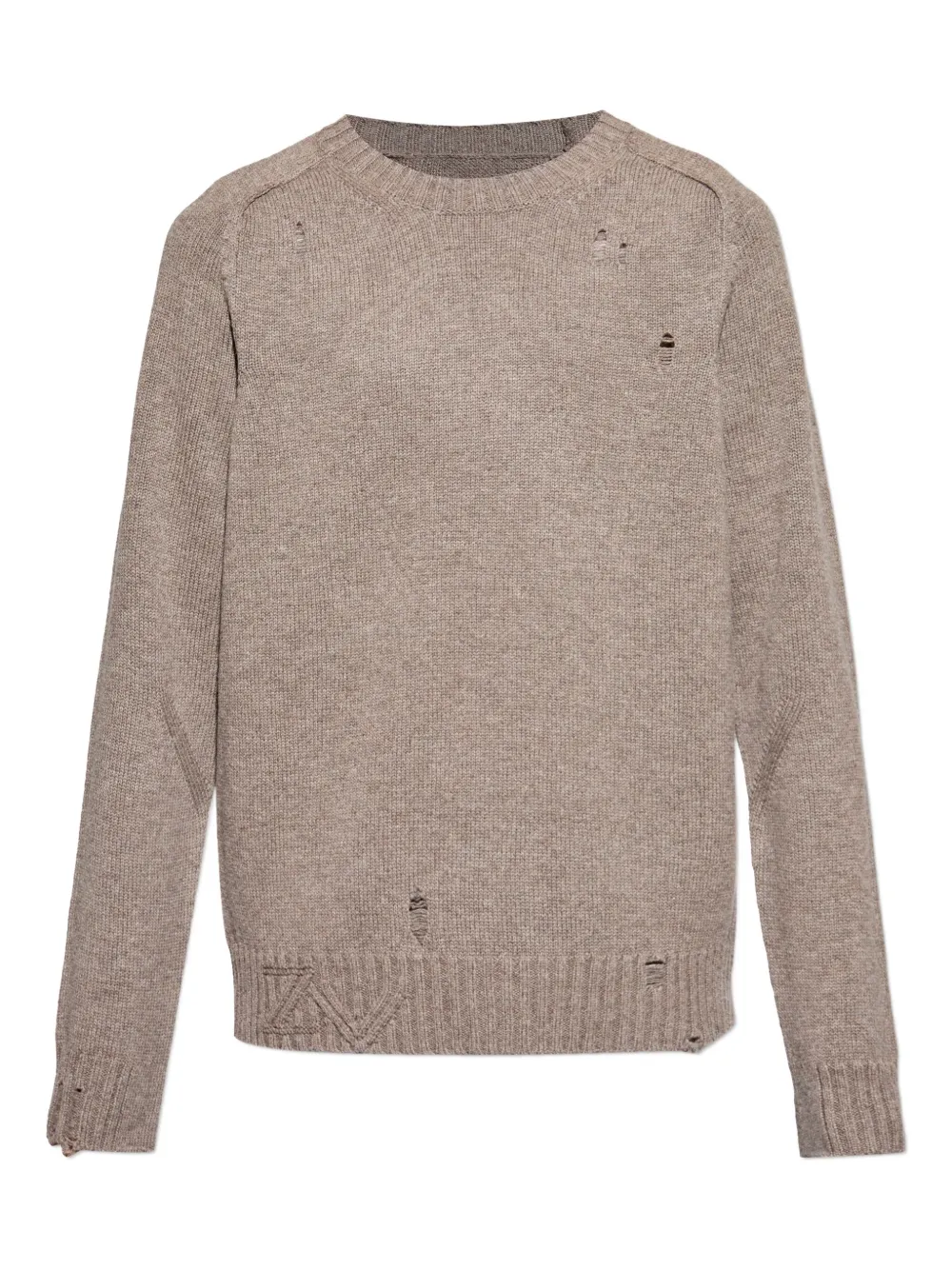 Zadig&Voltaire Gerafelde trui Beige