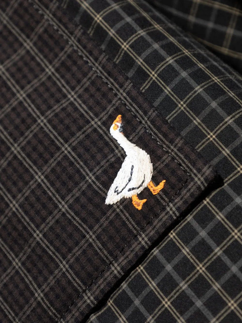 Moschino Geruit shirtjack Zwart