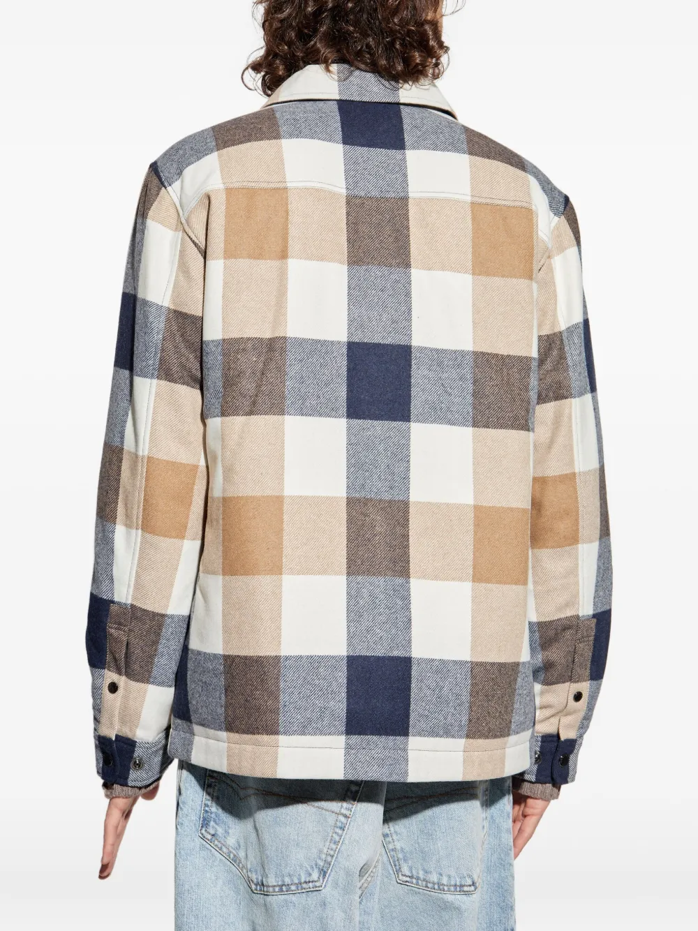 Woolrich Geruit shirtjack Beige