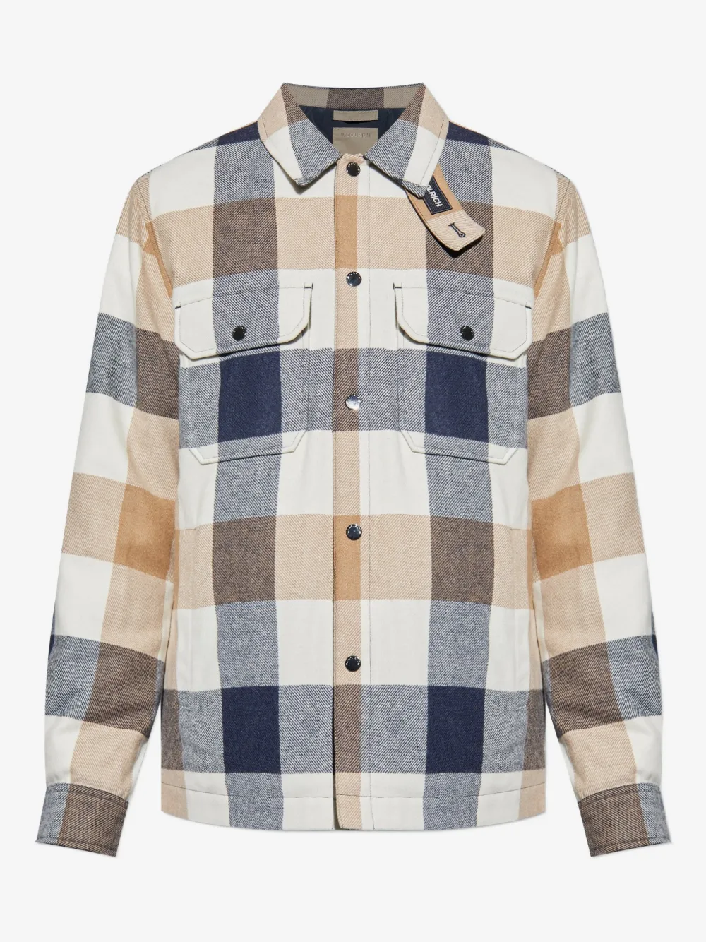 Woolrich checked shirt jacket | Neutrals | Image 1