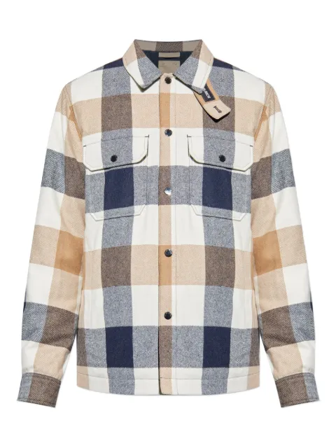 Woolrich checked shirt jacket