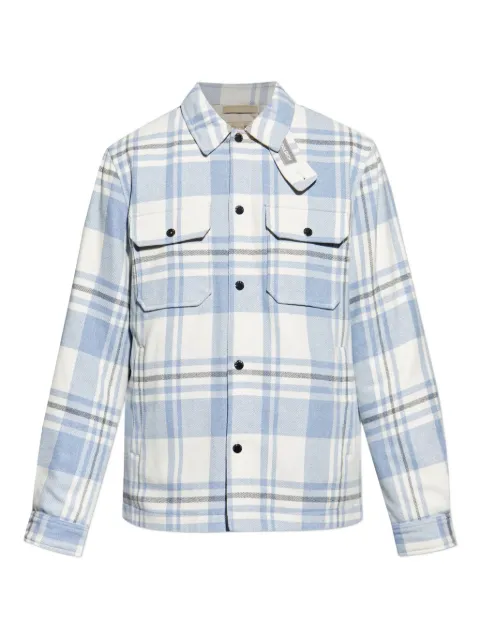 Woolrich checked wool jacket