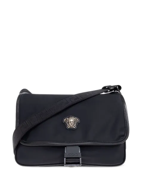 Versace La Medusa buckled messenger bag
