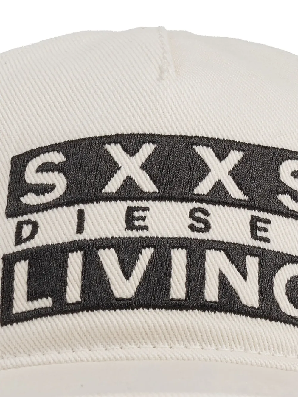 Diesel Pet met geborduurd logo Wit