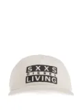 Diesel embroidered-logo cap - White