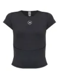 adidas by Stella McCartney TruePurpose logo-detail top - Black