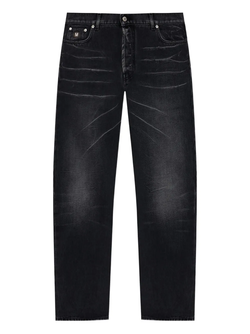 Moschino five-pocket faded jeans Grijs