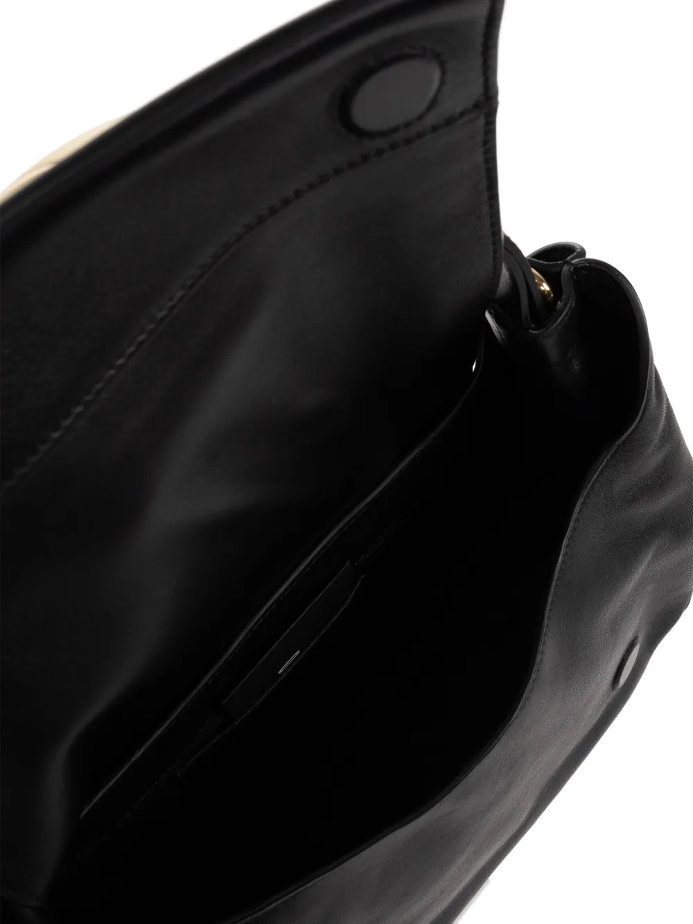 Moschino handle-detail cross body bag Zwart