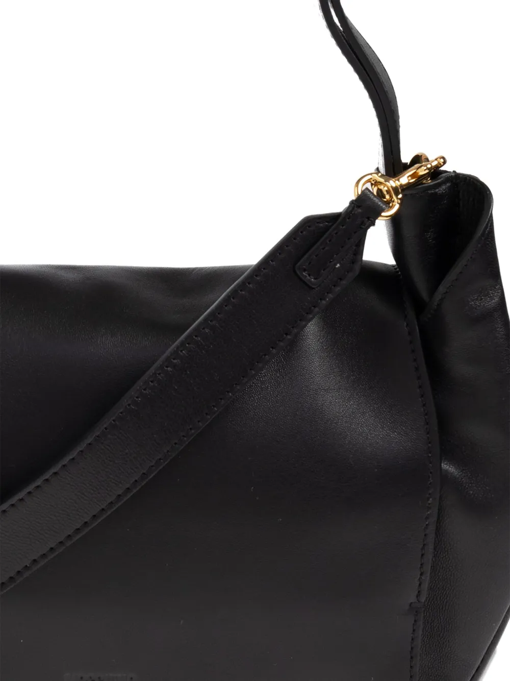 Moschino handle-detail cross body bag Zwart