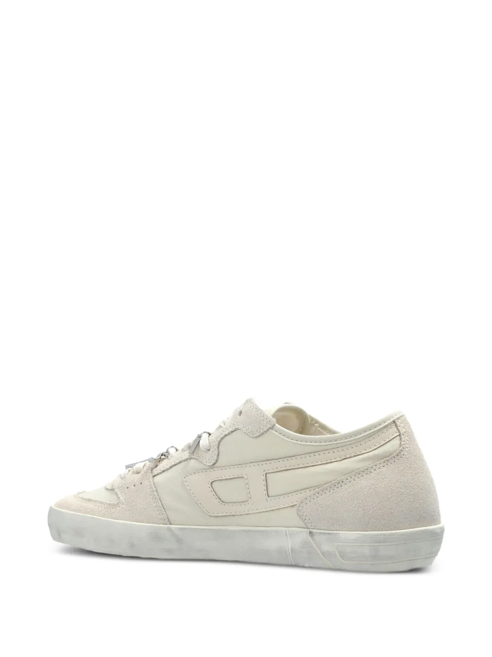 Diesel S-Leroji D-1 low-top suède sneakers met letter detail Wit