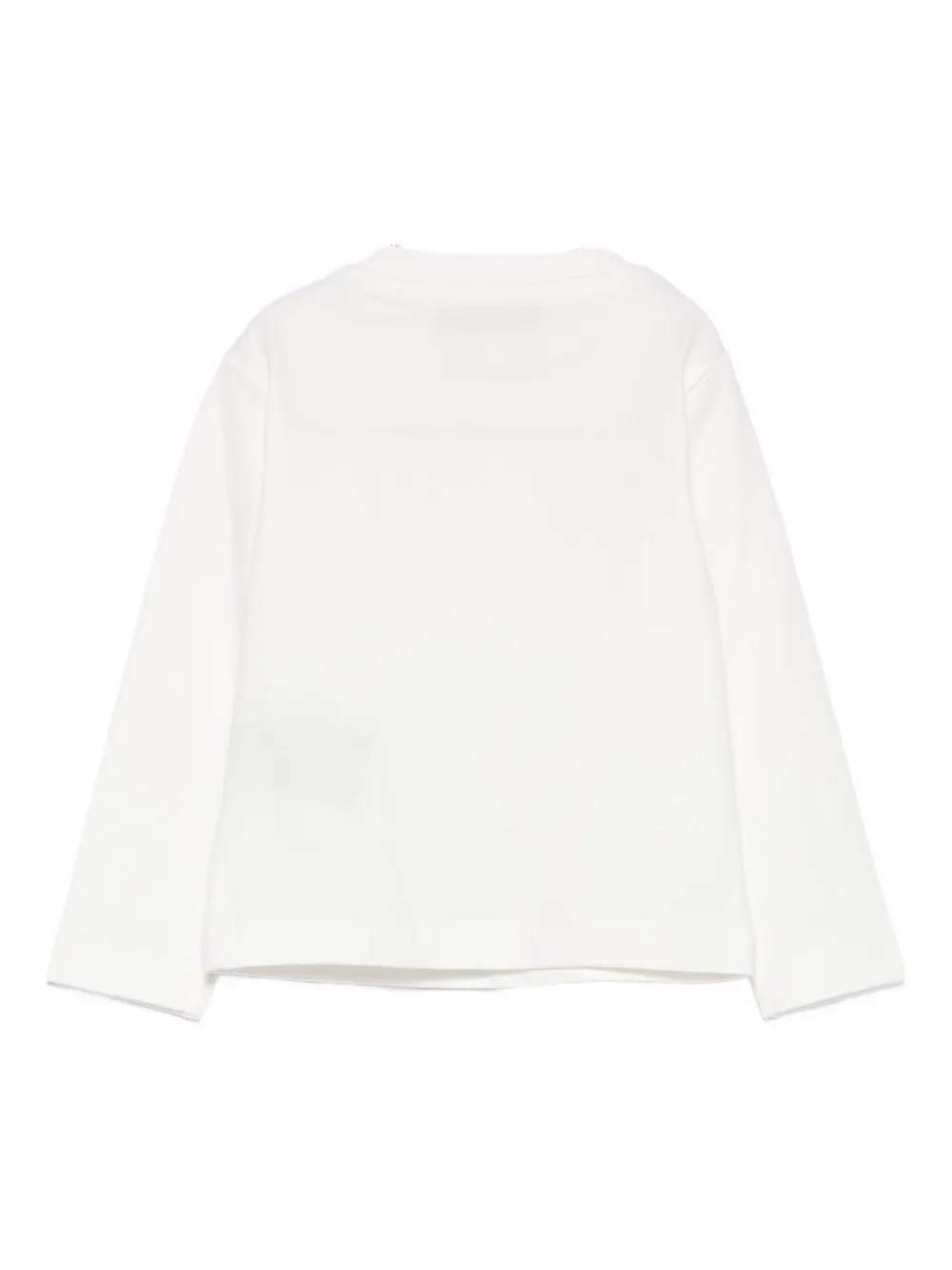TRUSSARDI JUNIOR logo-print T-shirt Wit