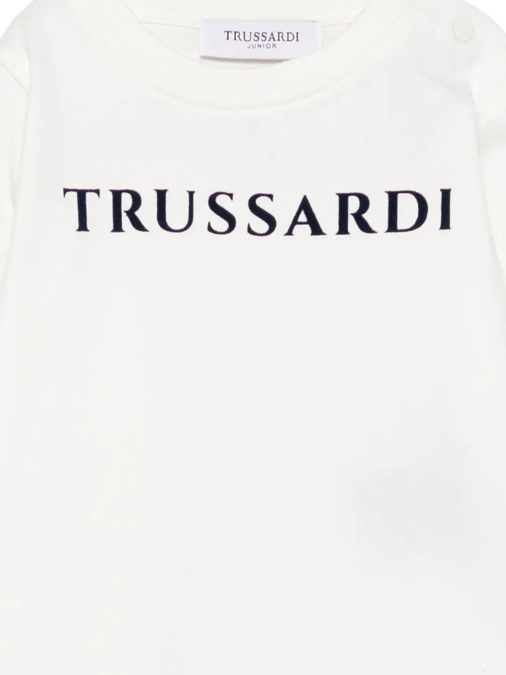 TRUSSARDI JUNIOR logo-print T-shirt Wit