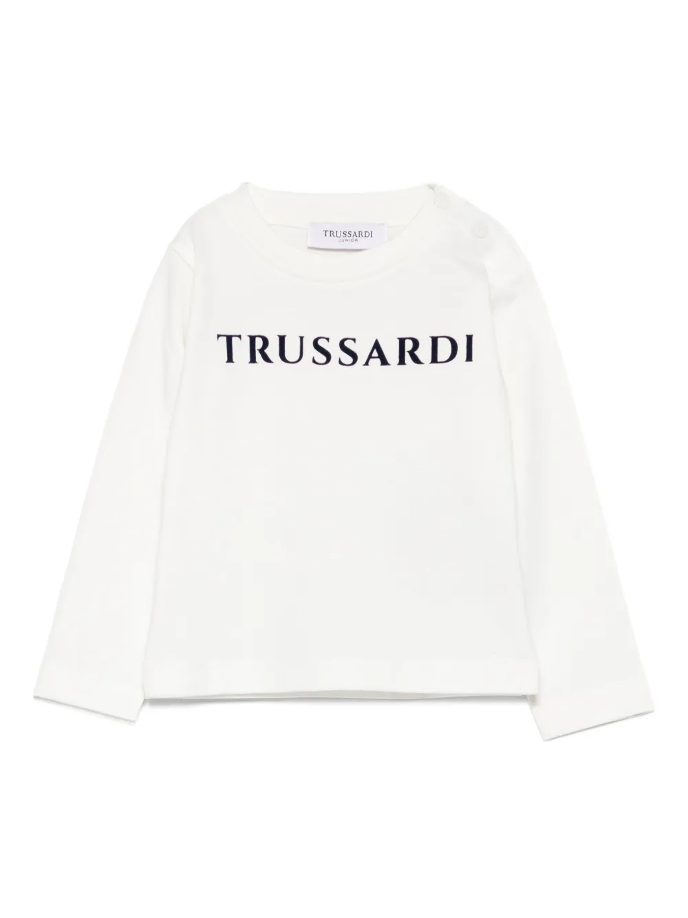 TRUSSARDI JUNIOR logo-print T-shirt Wit