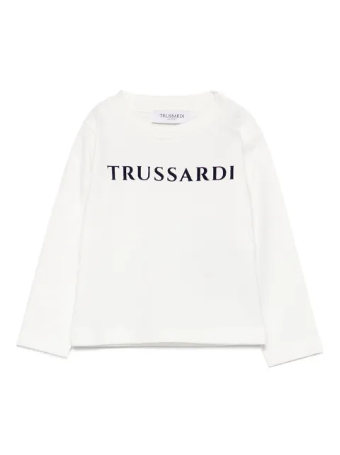 TRUSSARDI JUNIOR logo-print T-shirt 
