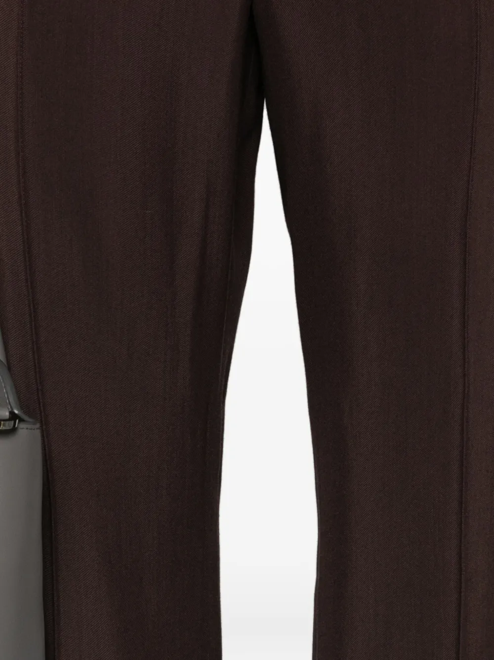 TOM FORD Broek met trekkoord en zoom aan de zijkant Bruin