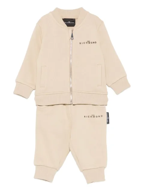 John Richmond Junior logo-embroidered tracksuit set