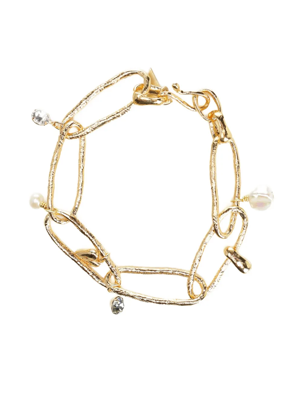 textured chain bracelet