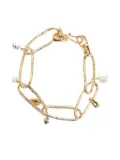 Forte Forte textured chain bracelet - Gold