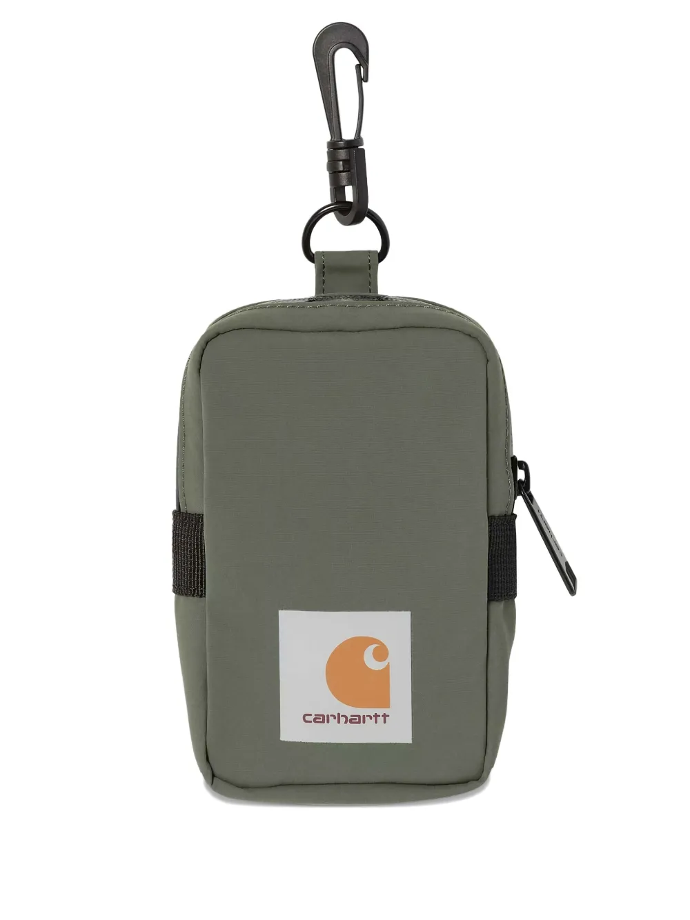 Carhartt WIP Bowden carabiner zip pouch Groen