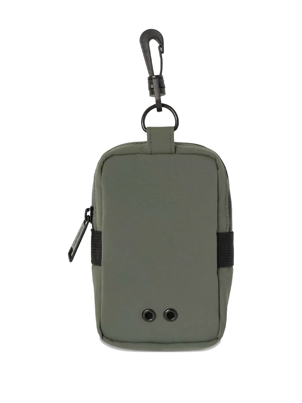 Carhartt WIP Bowden carabiner zip pouch Groen