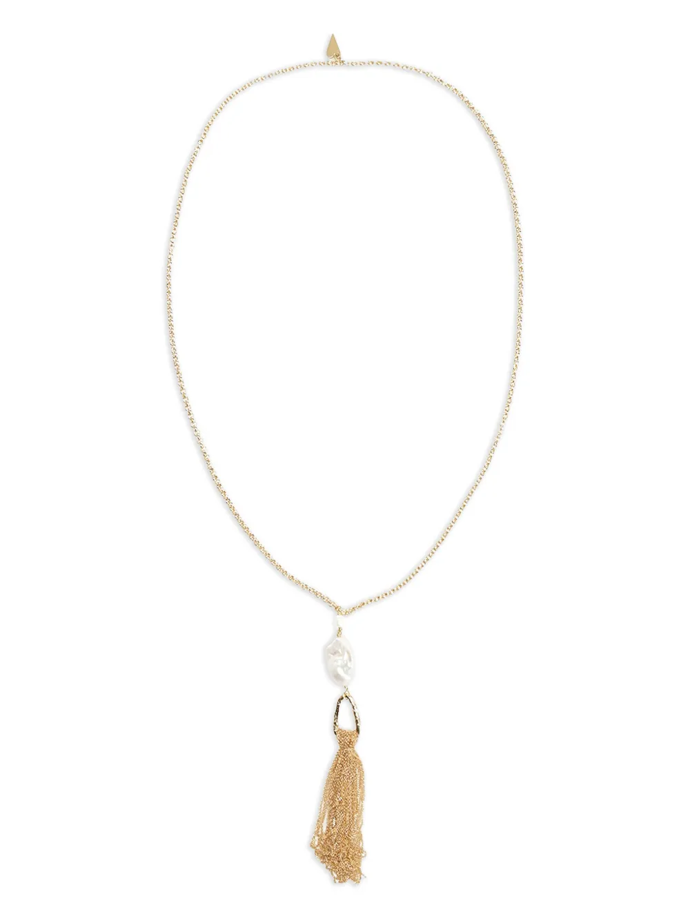 pearl-tassel necklace
