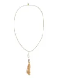 Forte Forte pearl-tassel necklace - Brown