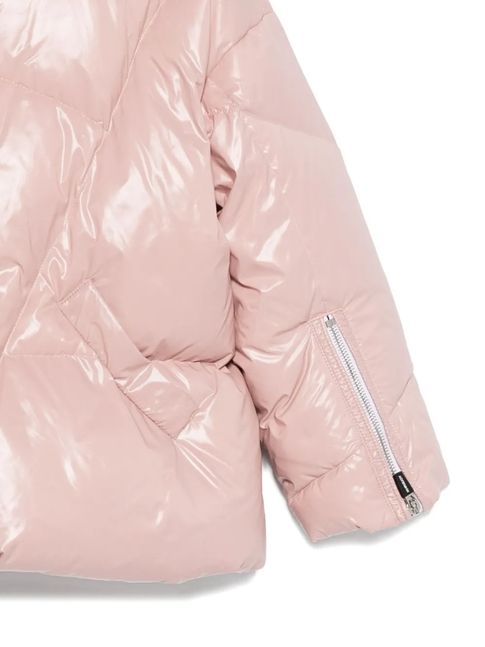 Khrisjoy Kids quilted hooded jacket Roze