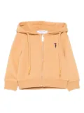 TRUSSARDI JUNIOR zip-up hoodie - Brown