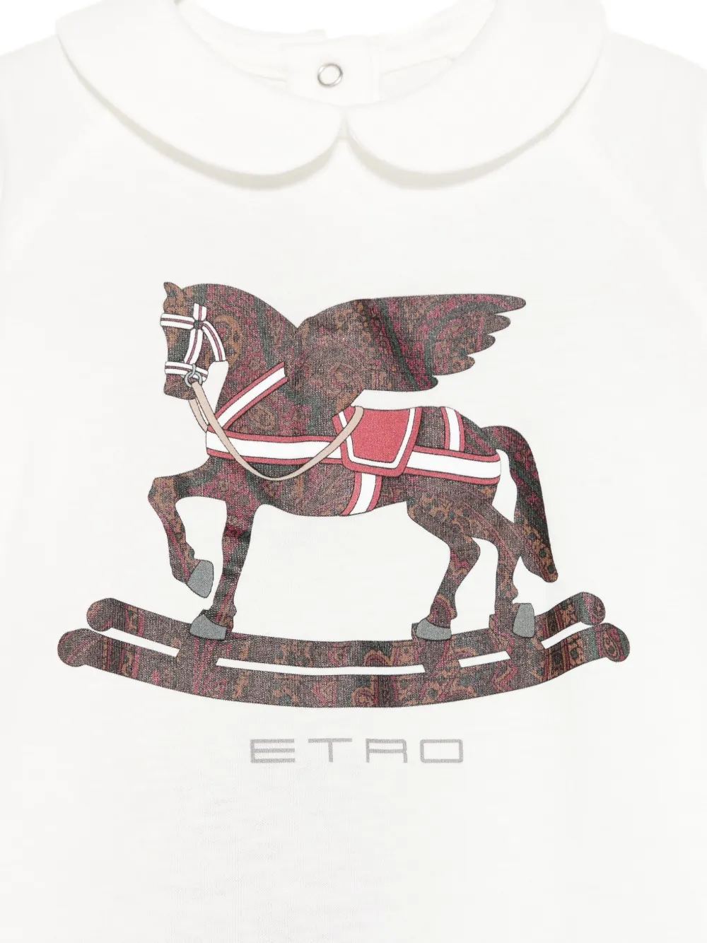 ETRO KIDS Babycadeauset met logoprint (set van drie) Wit