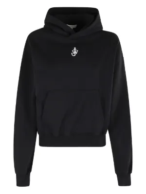 【JW Anderson】JW アンダーソン ロゴ クロップド パーカー JW ANDERSON｜ZIP THROUGH ANCHOR HOODIE | Rakuten Fashion
