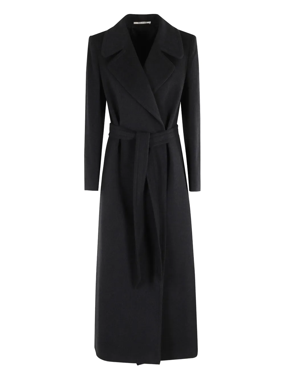 Tagliatore Melody belted lapel coat Grijs