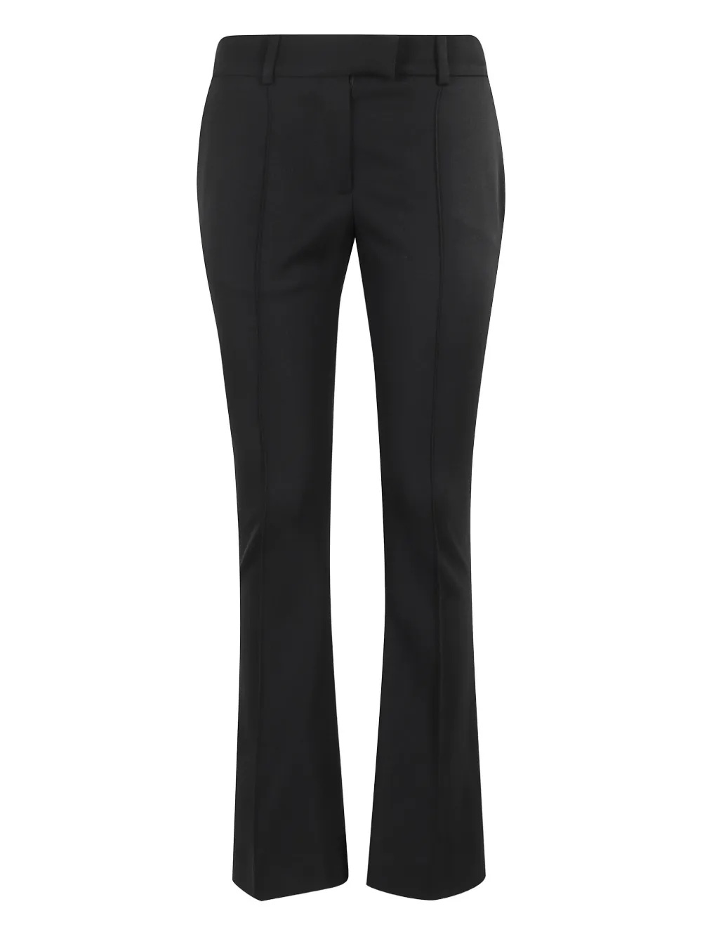 The Attico wool trousers Zwart