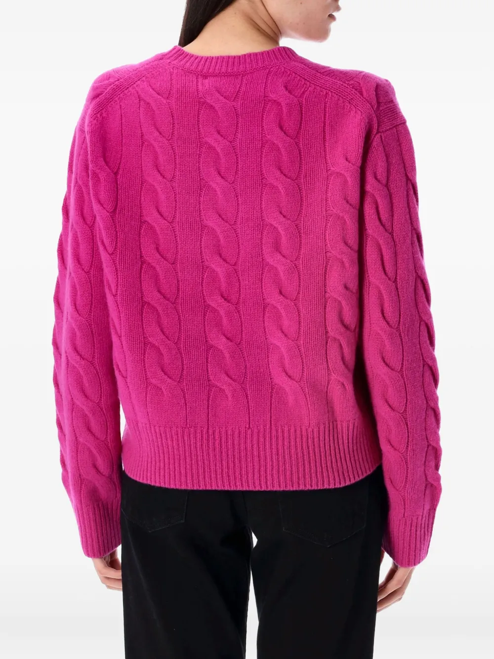 Polo Ralph Lauren cable-knit sweater Roze