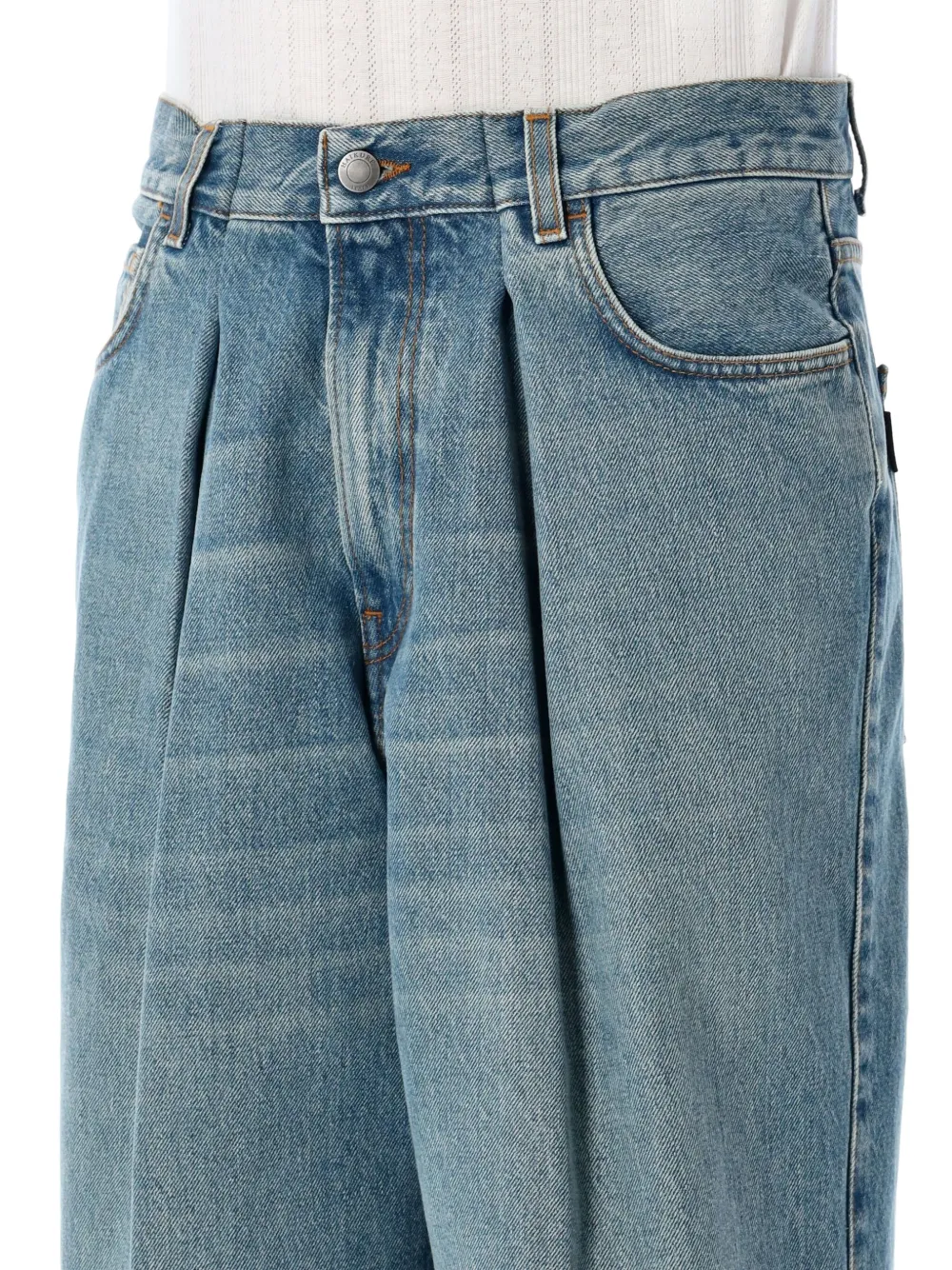 Haikure Candy geplooide jeans met wijde pijpen Blauw