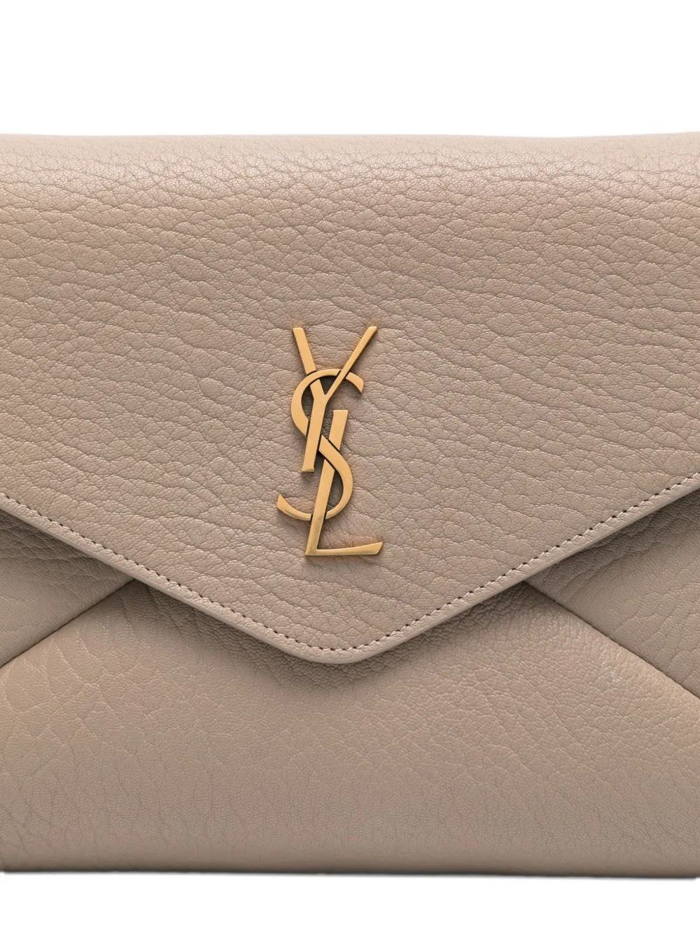 Saint Laurent Grote Cassandre clutch Grijs