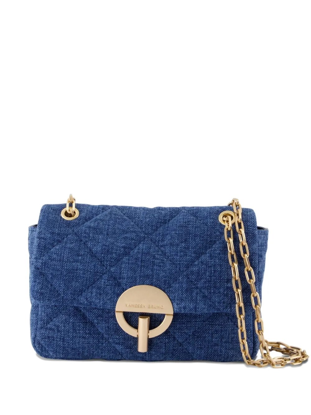 Vanessa Bruno quilted chain shoulder bag - Blu