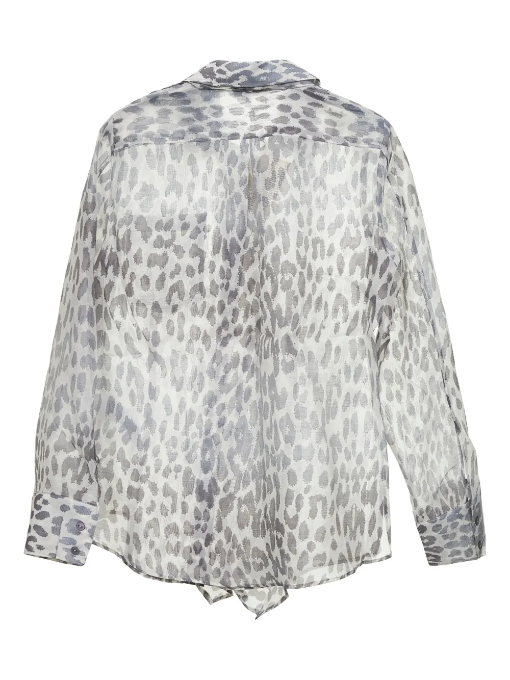 Baum Und Pferdgarten Miranda leopard-print blouse Grijs