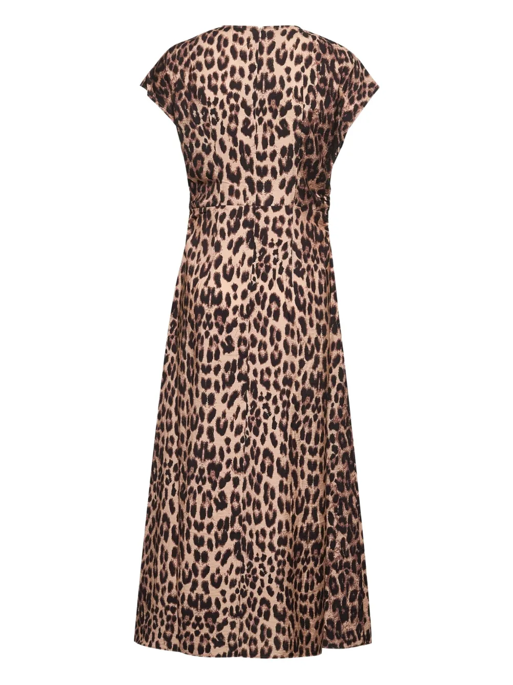 Baum Und Pferdgarten leopard-print tie-waist dress Bruin