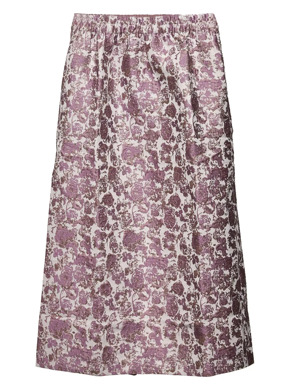 floral-print skirt