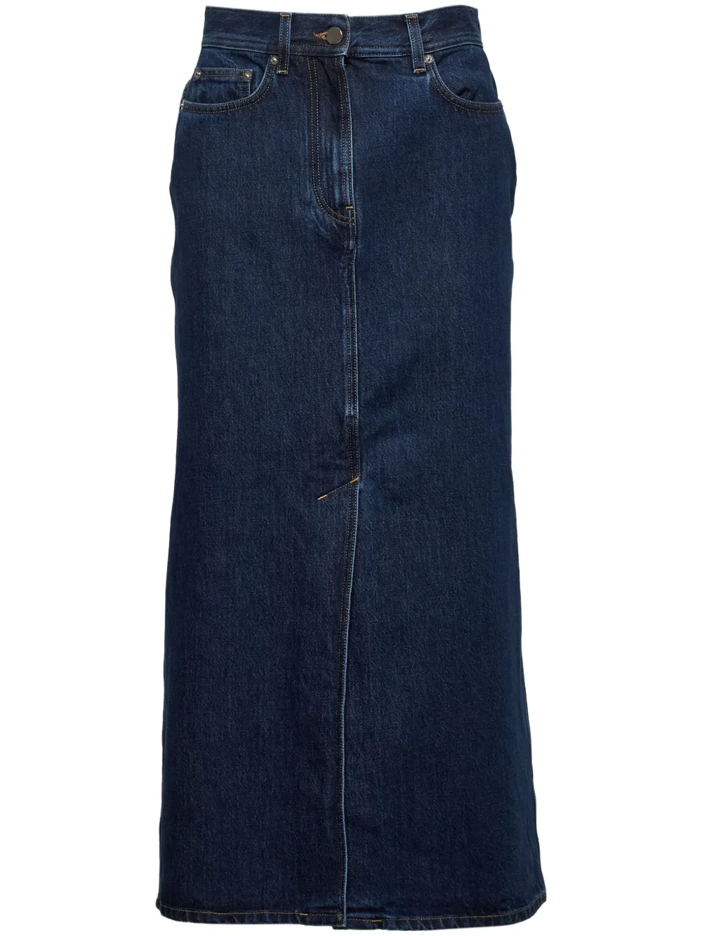 Loulou Studio Rona Denim Maxi Skirt