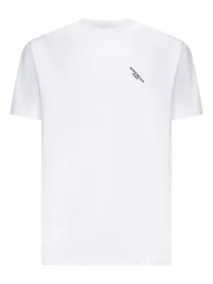 Givenchy ホワイト Tシャツ Givenchy Camiseta De Algodão Com Estampa De Logo | Branco