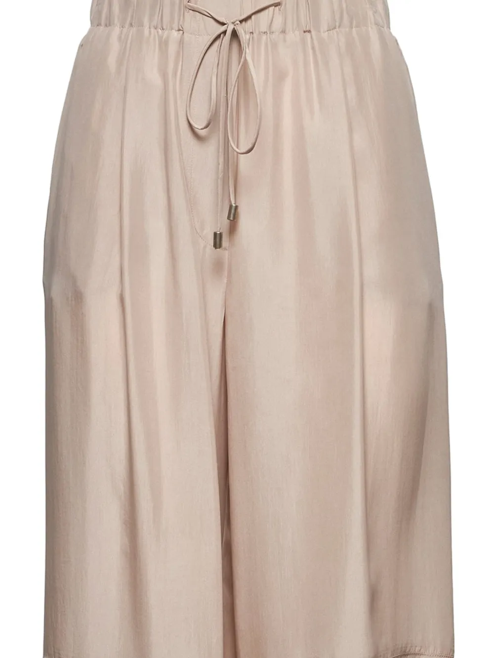 Alysi drawstring silk trousers Roze