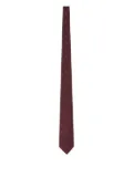 TOM FORD polka-dot jacquard silk tie - Red