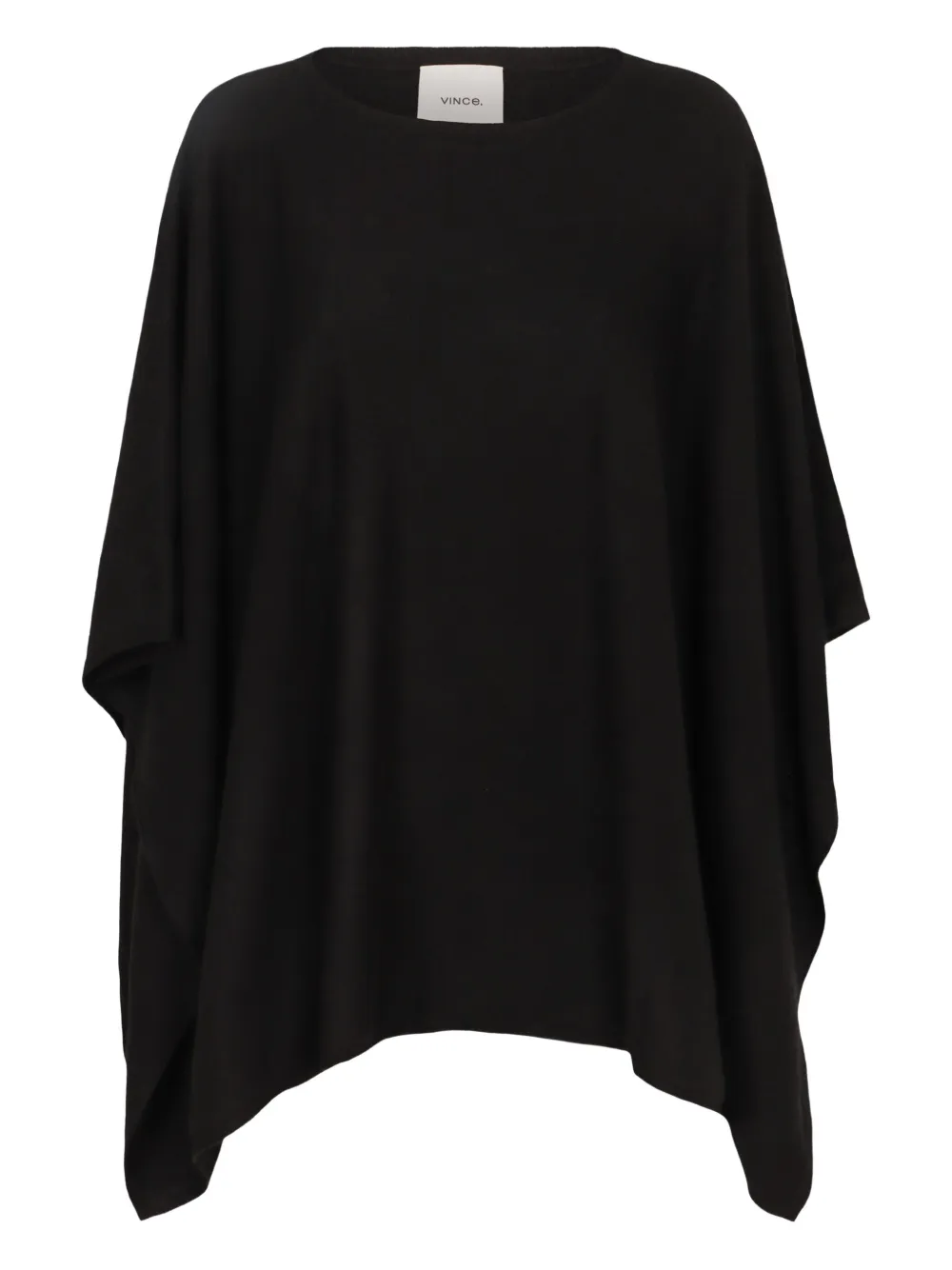 Vince Ribbed Cashmere Poncho
